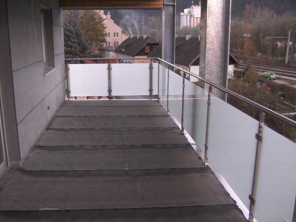 Geländer aus Edelstahl